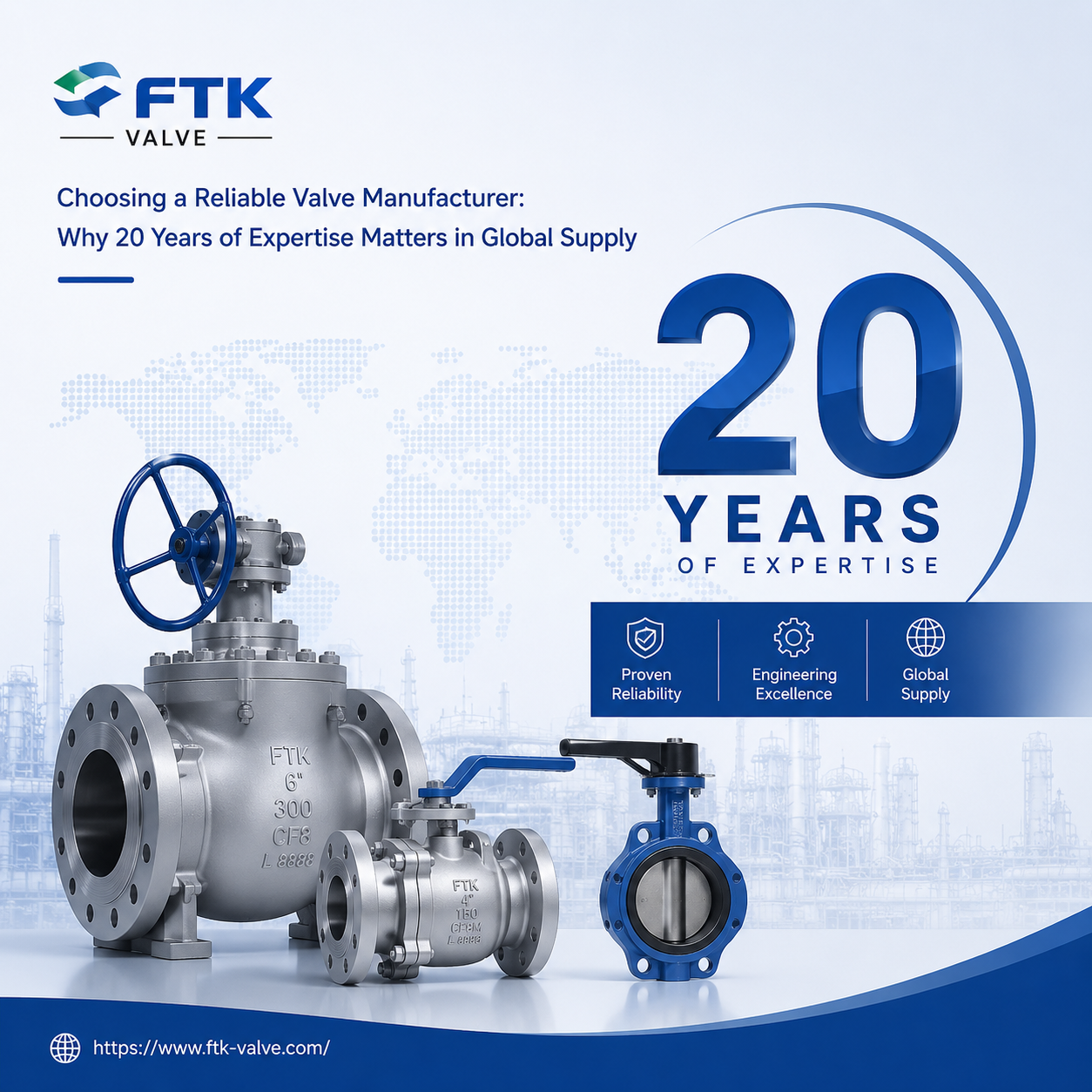 Choosing a Reliable Valve Manufacturer Why 20 Years of Expertise Matters in Global Supply